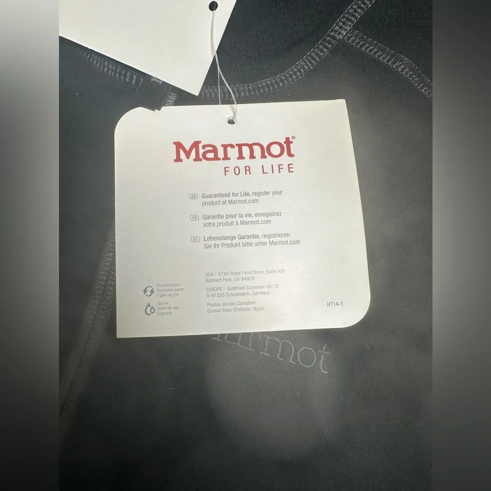 NWT Marmot‎ 1/4 Zip Fleece Boys Size Medium